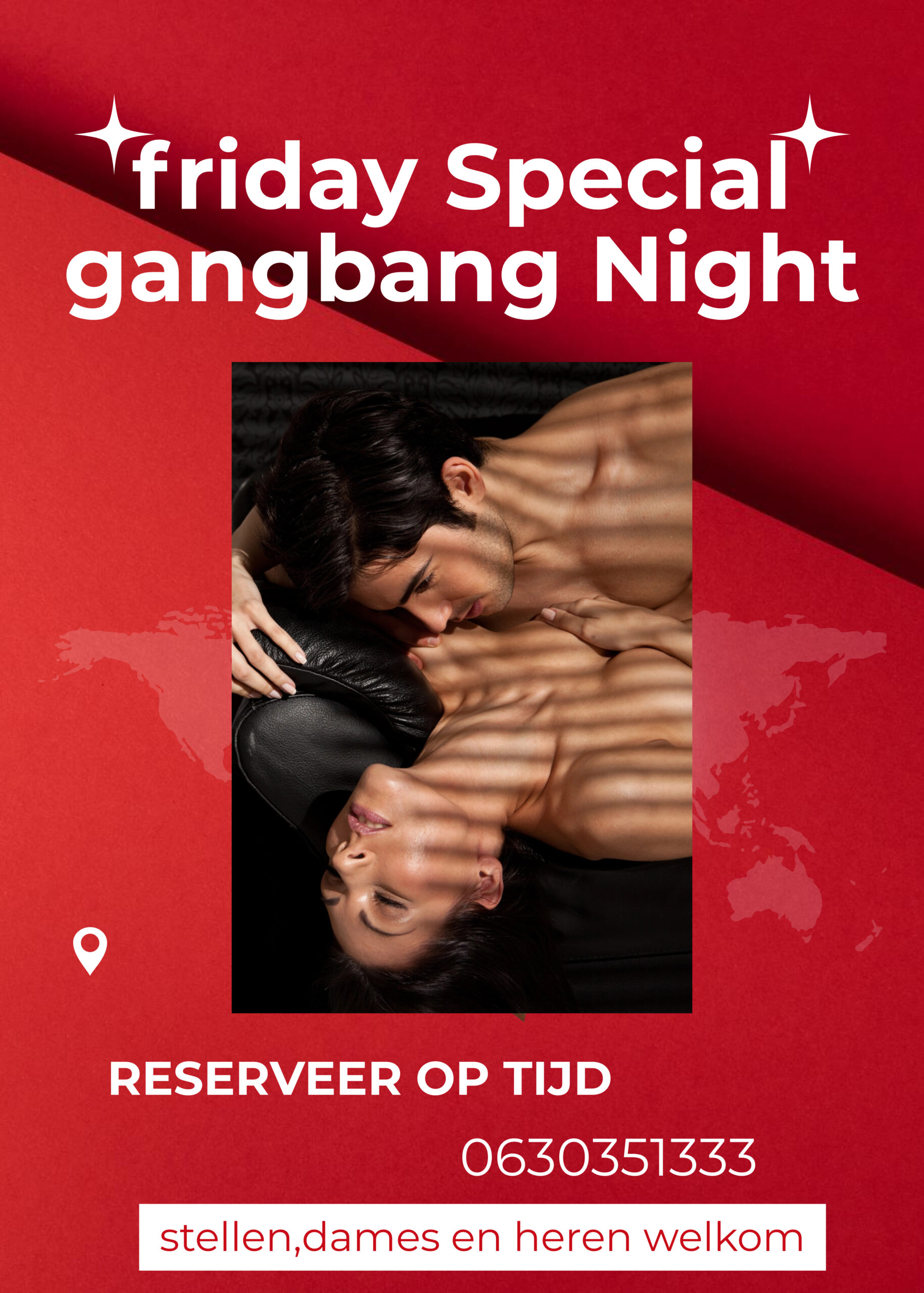 Vrijdag  24 April Mega  Gangbang Avond