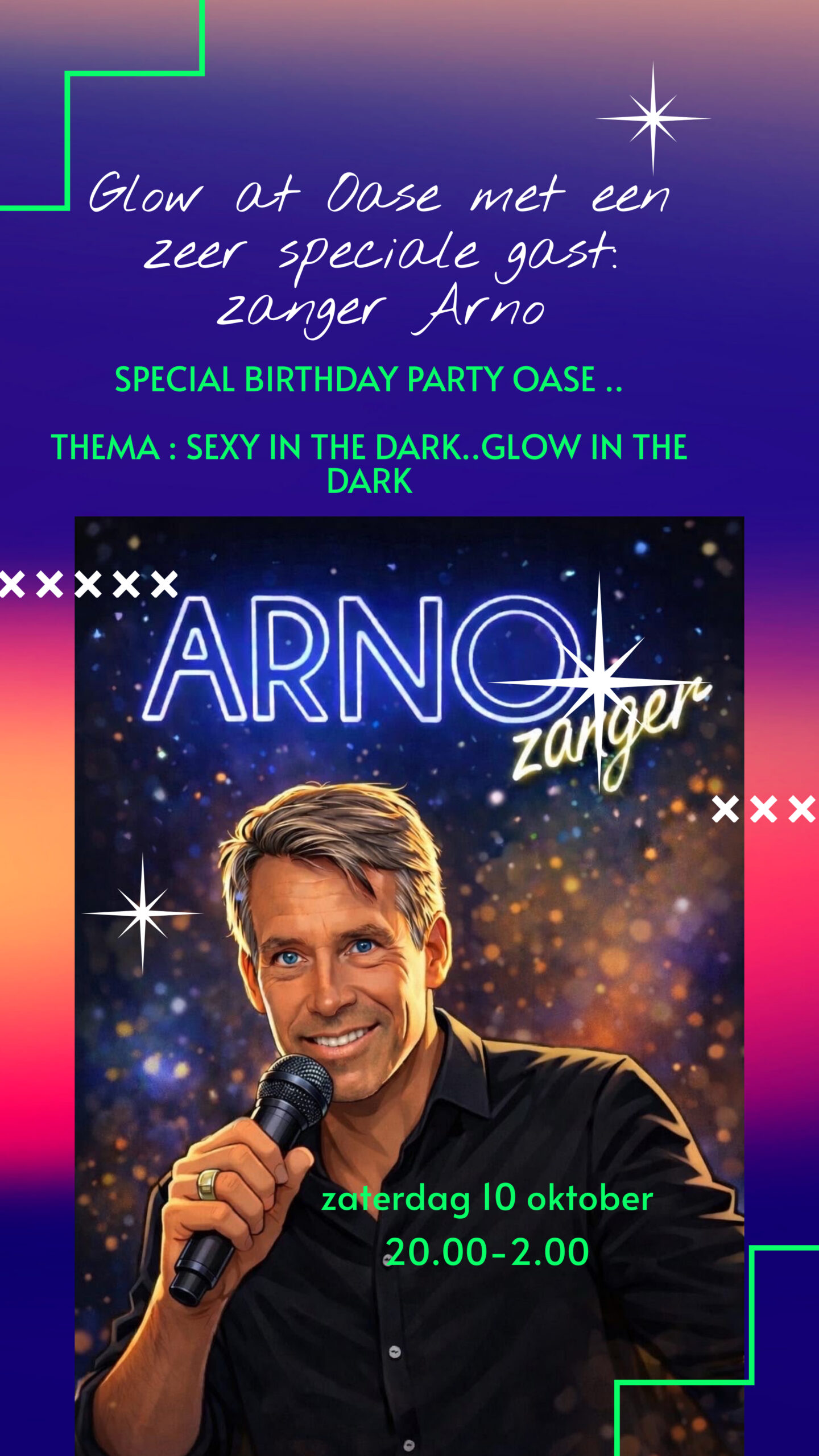 Zaterdag 10 Okt  Oase 13 jaar verjaardag feest